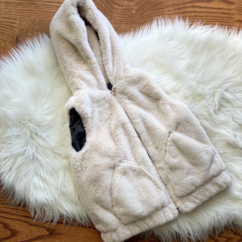 Zara Faux Fur Vest